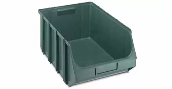 Contenitore per scaffali, magazzini e officine in plastica unionbox f 38x25x61 terry store age