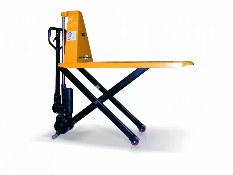 Transpallets manuale a pantografo doppio stelo n2/sm novamach da magazzino