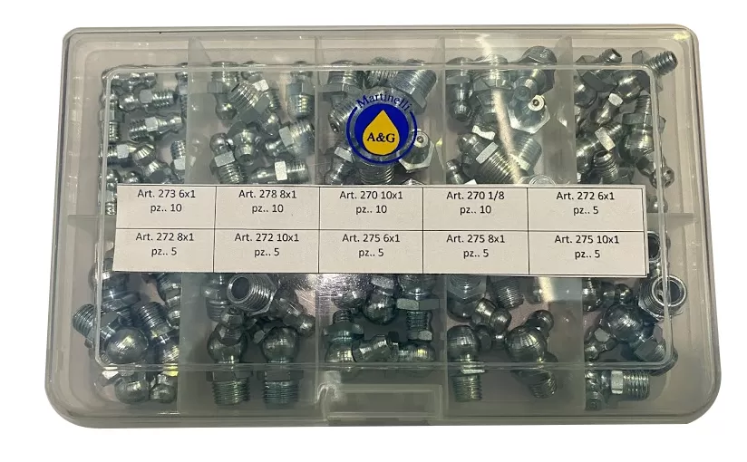 Assortimento ingrassatori 605 aeg martinelli