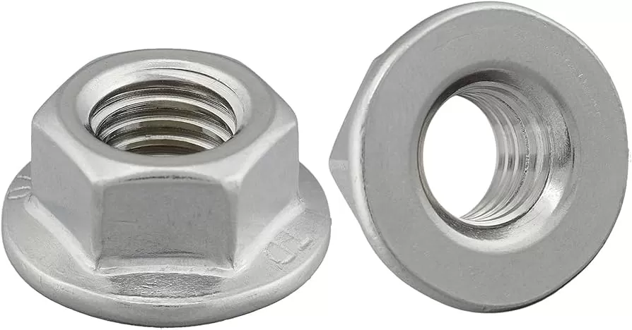 Dadi esagonali flangiati din 6923 inox a2
