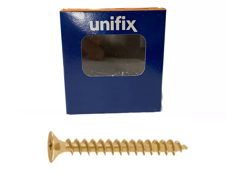 Confezione viti truciolari tps zincate gialle unifix