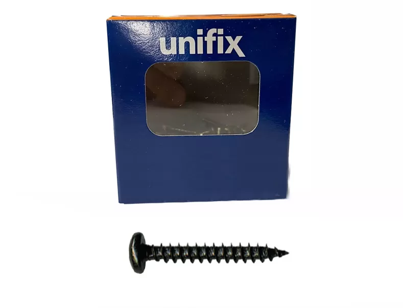 Confezione viti tc zinc. nere band pozidrive unifix