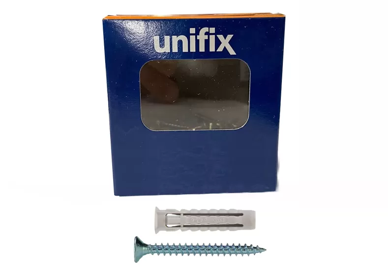 Confezione tassello nylon fxu con vite tps unifix