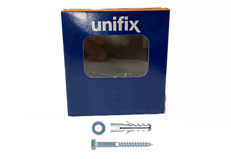 Confezione tassello nylon tte con vite te unifix