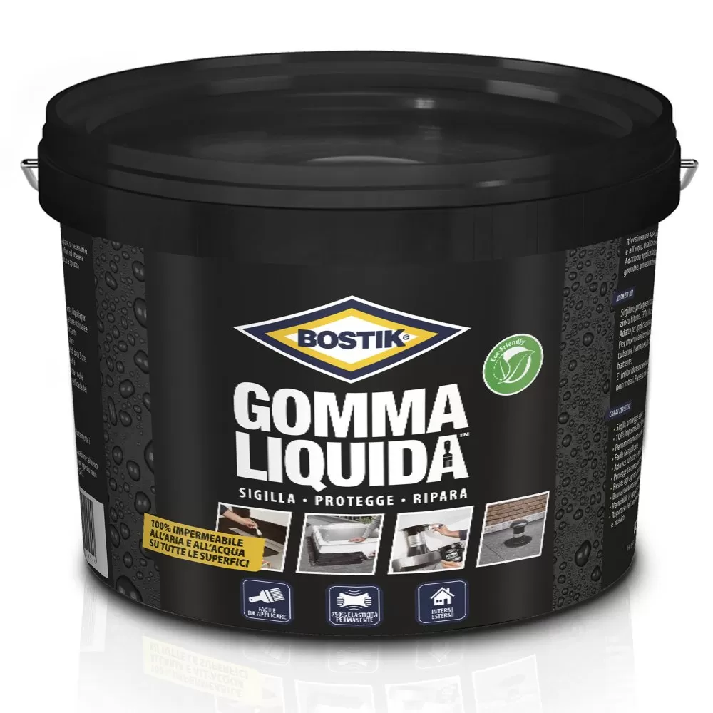 Gomma liquida rubber 5lt bostik 7006643