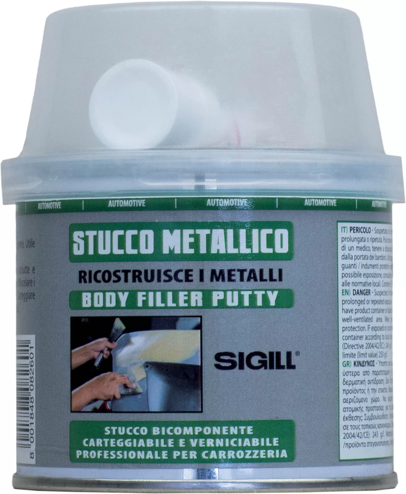 Stucco metallico sigill