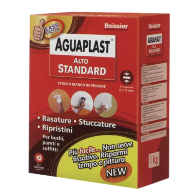 Stucco bianco in polvere alto standard aguaplast