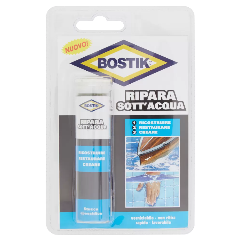 Colla bostik ripara sott' acqua