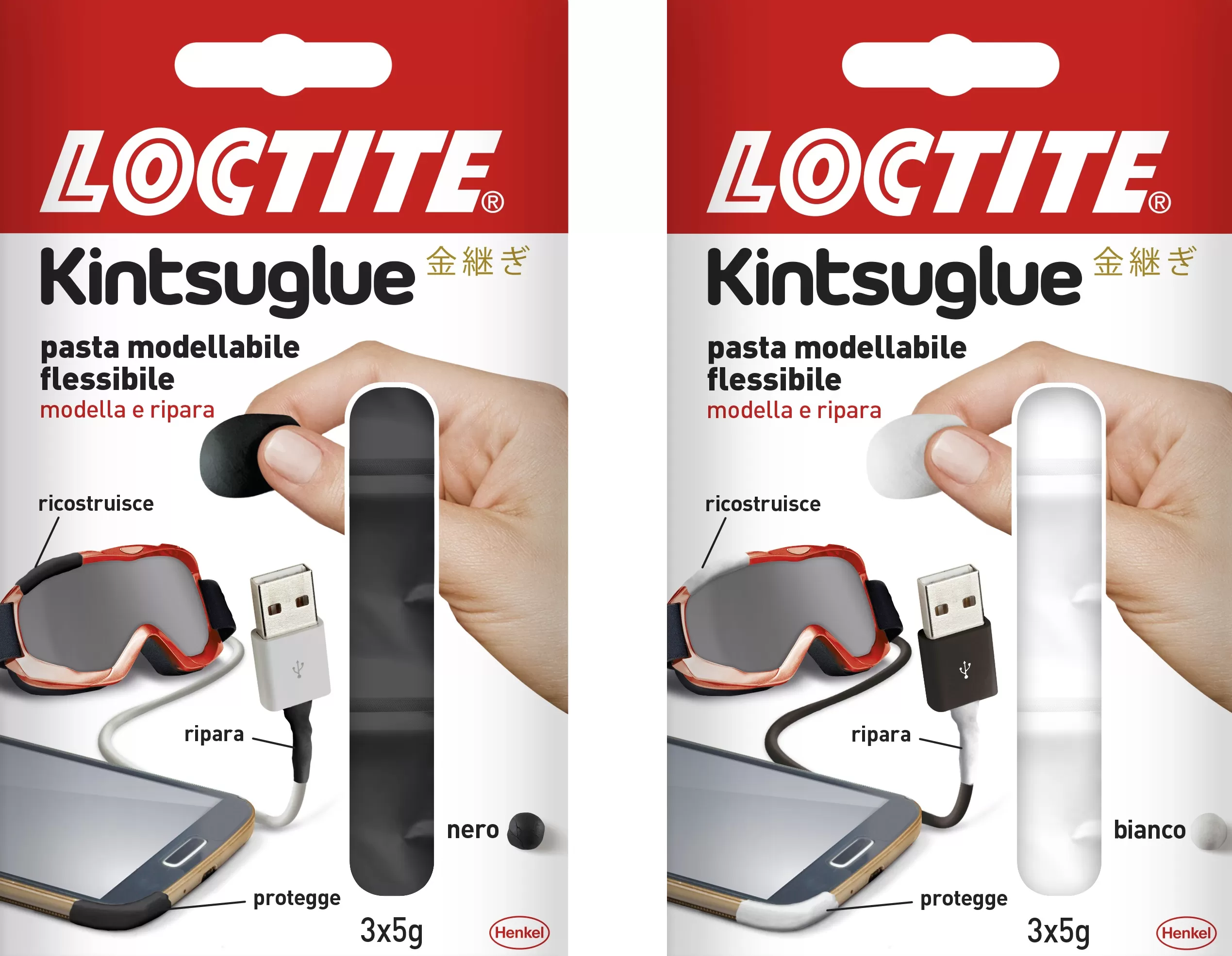 Pasta modellabile flessibile kintsuglue 223917 loctite