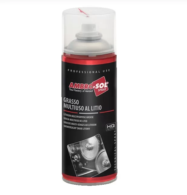 Grasso multiuso spray al litio g013 ambrosol