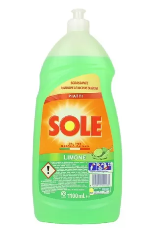 Detersivo piatti sole limone verde