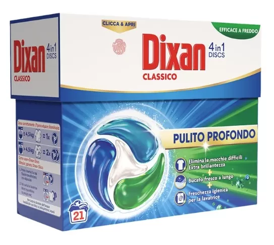 Dixan discs detersivo bucato lavatrice 105552
