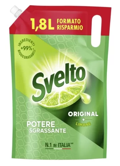Svelto piatti ecoricarica 1,8lt