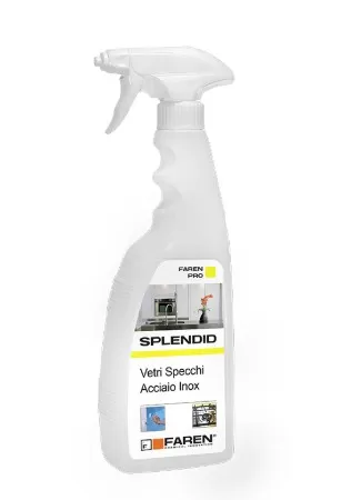 Detergente vetri specchi cristalli splendid faren