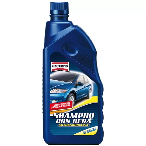 Shampoo con cera autoasciugante arexons