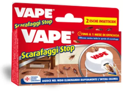Esca insetticida scarafaggi stop vape