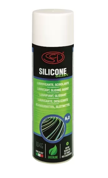 Silicone spray green siliconi commerciale
