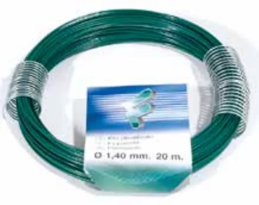 Conf. filo di ferro zincato plastificato verde fp filomat