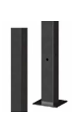 PALO QUADRO CON PIATTINA ANTRACITE 50X50 CAVATORTA