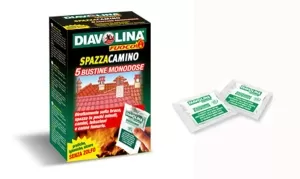 CONFEZIONE 5 BUSTINE SPAZZACAMINO 15010 DIAVOLINA