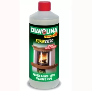 RICARICA PULISCI VETRO FUOCO SUPERVETRO 15055 DIAVOLINA