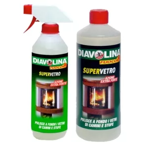 PULISCI VETRO SUPERVETRO CON RICARICA 2X1 15052 DIAVOLINA