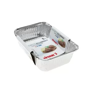 CONFEZIONE 2 VASCHETTE ALLUMINIO P4 212466 VIROSAC