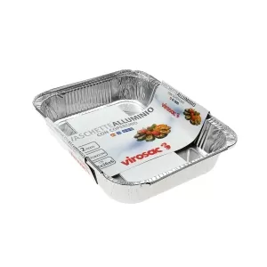 CONFEZIONE 2 VASCHETTE ALLUMINIO P8 212473 VIROSAC