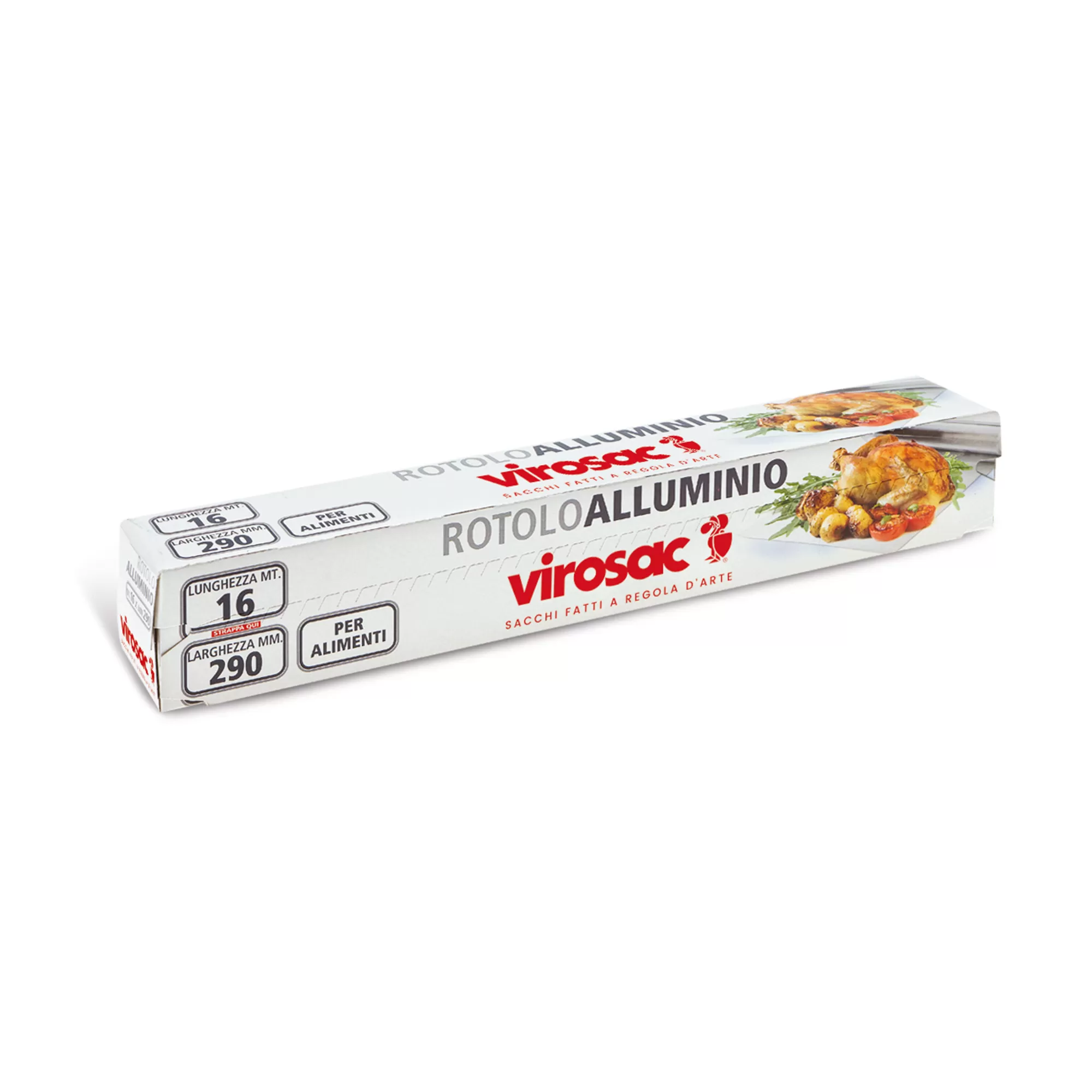 Rotolo alluminio 16 mt virosac