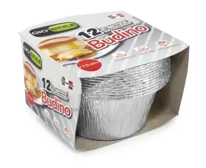 CONFEZIONE 12 VASCHETTE CARMEL 598022 GIO STYLE