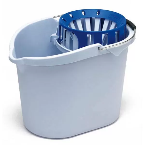 Secchio 10lt con strizzatore mocio 162136 vileda