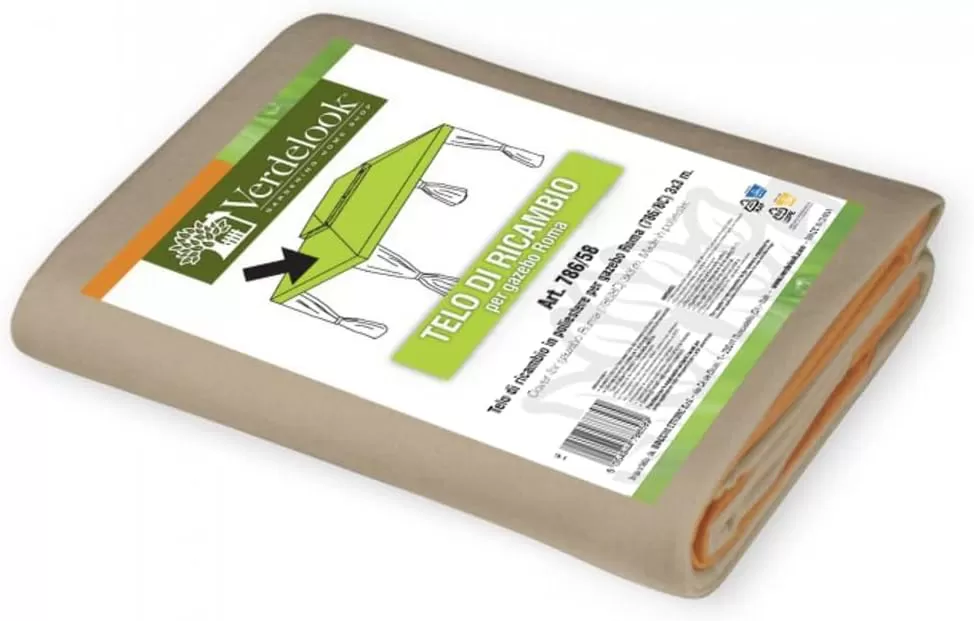 Telo di ricambio gazebo roma 3x3 786/58 verdelook