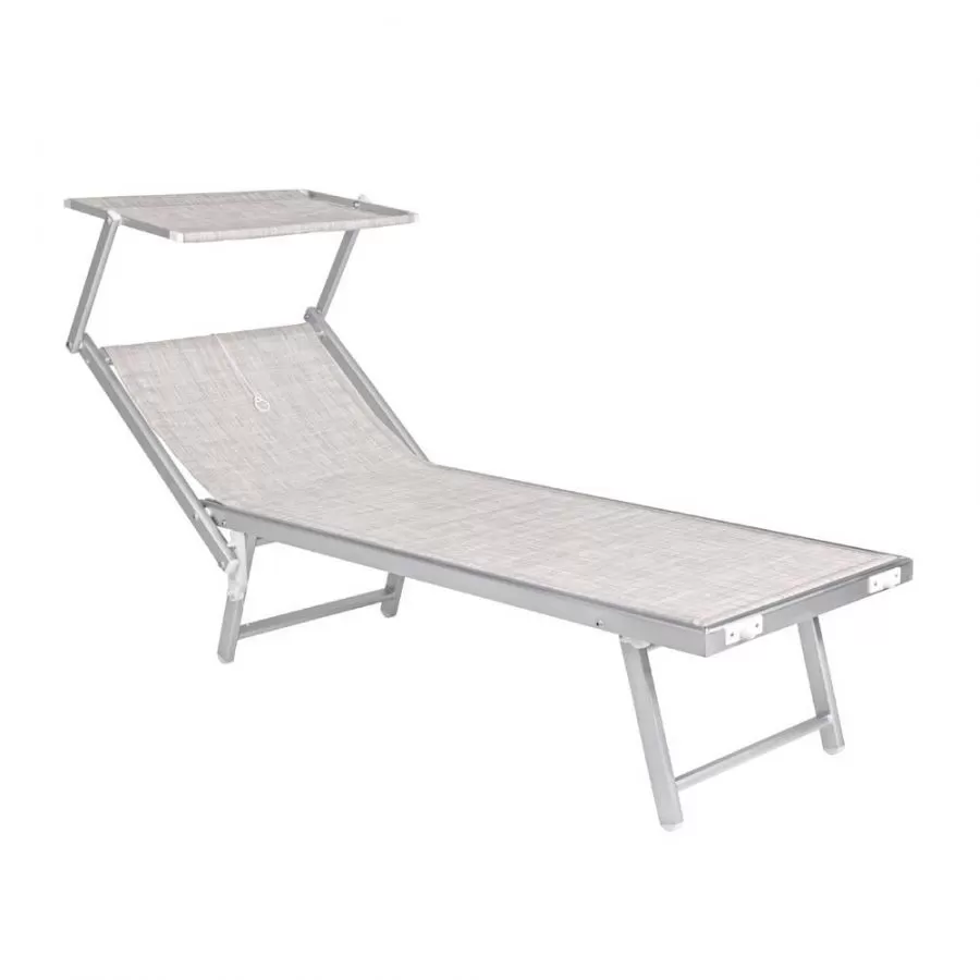 Lettino ocean con tetto grigio 01815049 bizzotto