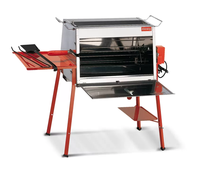 Girarrosto brescia 540 inox a 4 lance ferraboli
