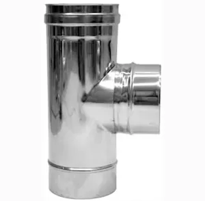 RACCORDO A T STUFA INOX ALA