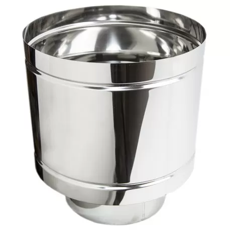 Terminale antivento stufa ala