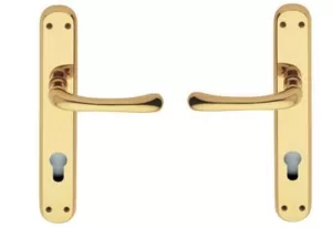 MANIGLIA CON PLACCA MONIA 037MP037 OLS YALE REGUITTI
