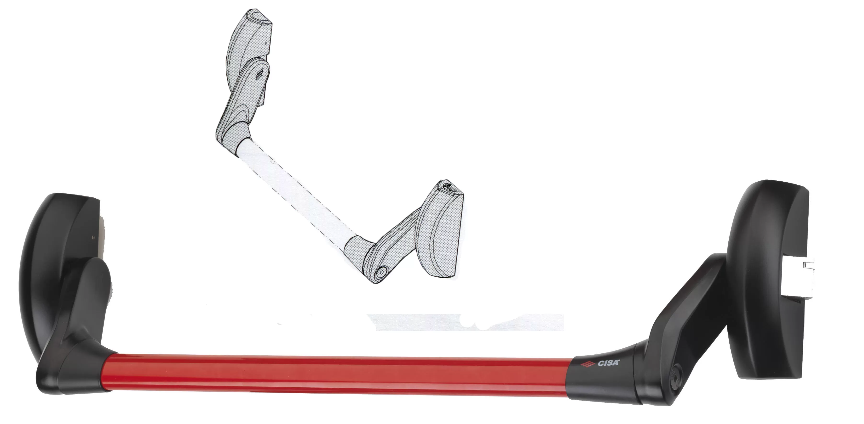 Maniglione antipanico fast push 59016100 cisa