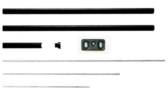 Aste e coperture per push bar modulare 94402015 iseo