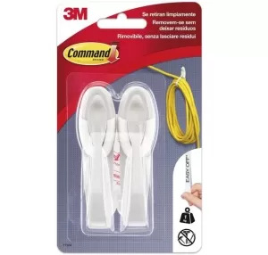 CONFEZIONE 2 GANCI PORTA CAVI COMMAND 17304 3M
