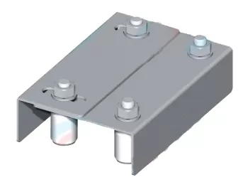 Piastra guida per cancello 214 fac