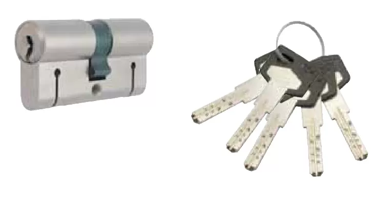 Cilindro con rinforzo e taglio p33 mg serrature
