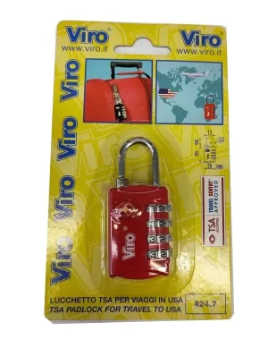 LUCCHETTO A COMBINAZIONE TSA VIRO