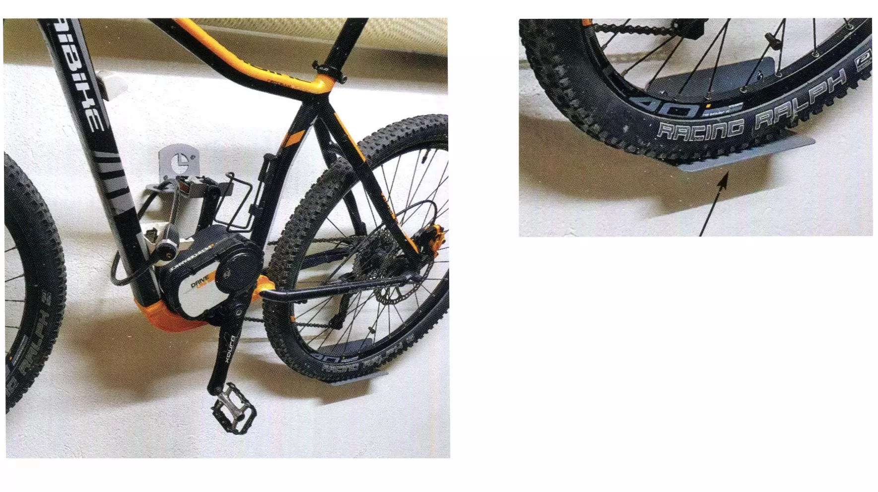 Supporto bici a parete antifurto 338-ady minutex