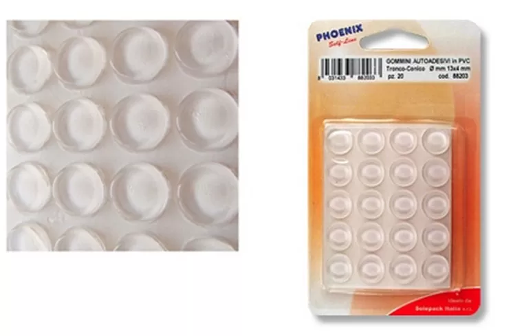 Confezione gommini trasparenti 88 selepack