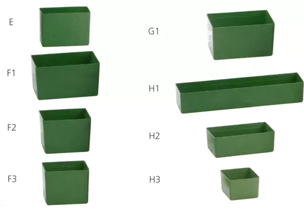 Vaschetta plastica tipo f-g mobil plastic