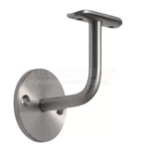 SOSTEGNO CORRIMANO CON PIASTRA INOX 66064 WOLFSGRUBER