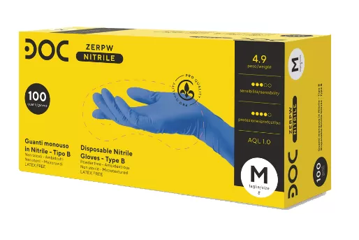 100 guanti nitrile doc zero zerpw gardening