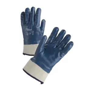 CONFEZIONE 12 GUANTI SPALMATI G323 NBR BLU PIP 56-F323