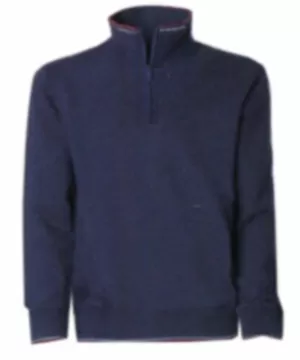 FELPA MEZZA ZIP UDINE GRIGIA DE NITTIS